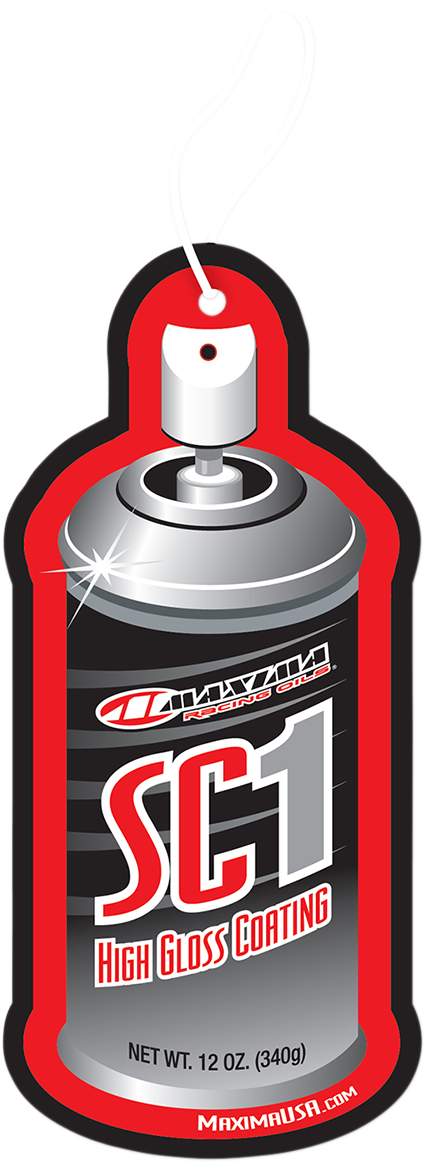 MAXIMA RACING OIL SC1 Air Freshener 10-10071 with Fresh Clean Scent