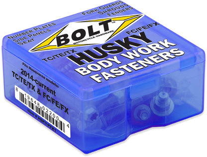 BOLT Full Plastic Fastener Kit for Husqvarna FX and FC Models - OEM Match Fasteners and Bushings