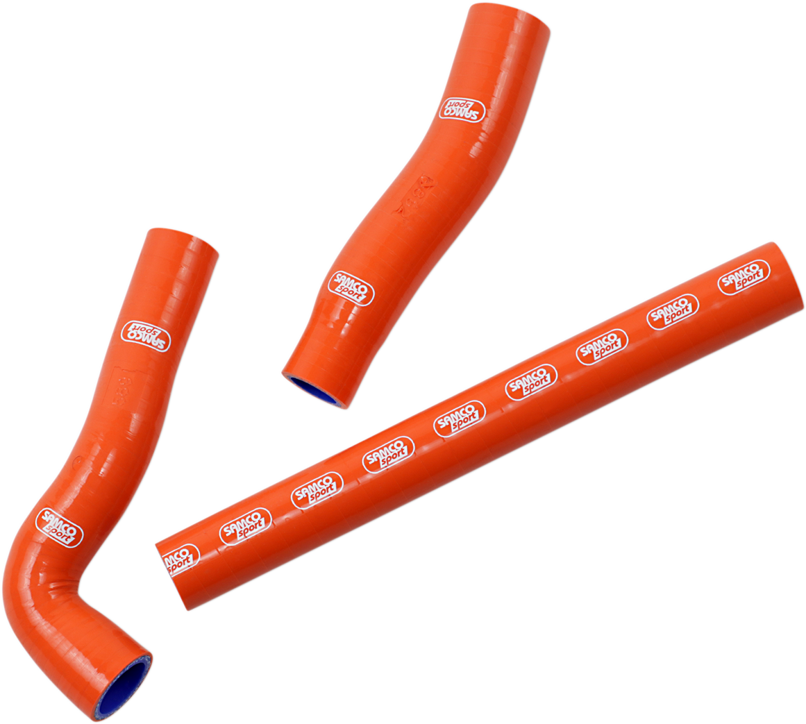 Moose Offroad KTM-105-OR Race Fit Radiator Hose Kit in Orange for Gas Gas, Husqvarna, and KTM