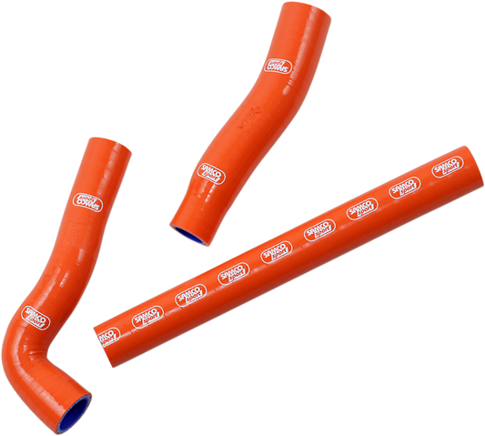 Moose Offroad KTM-105-OR Race Fit Radiator Hose Kit in Orange for Gas Gas, Husqvarna, and KTM