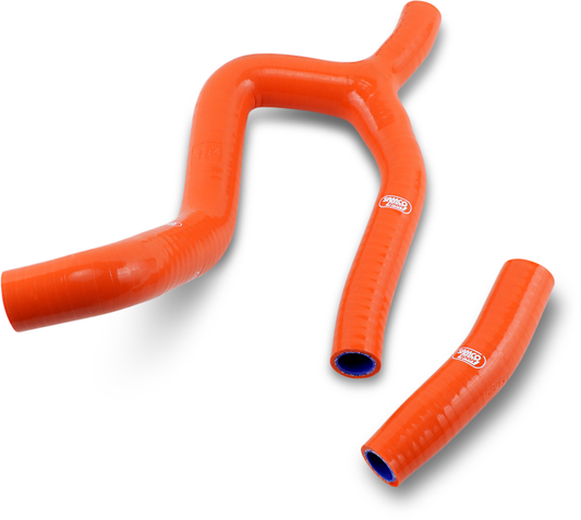 Moose Offroad Race Fit Radiator Hose Kit - Orange for Gas Gas, Husqvarna, KTM - Part Number KTM-106-OR