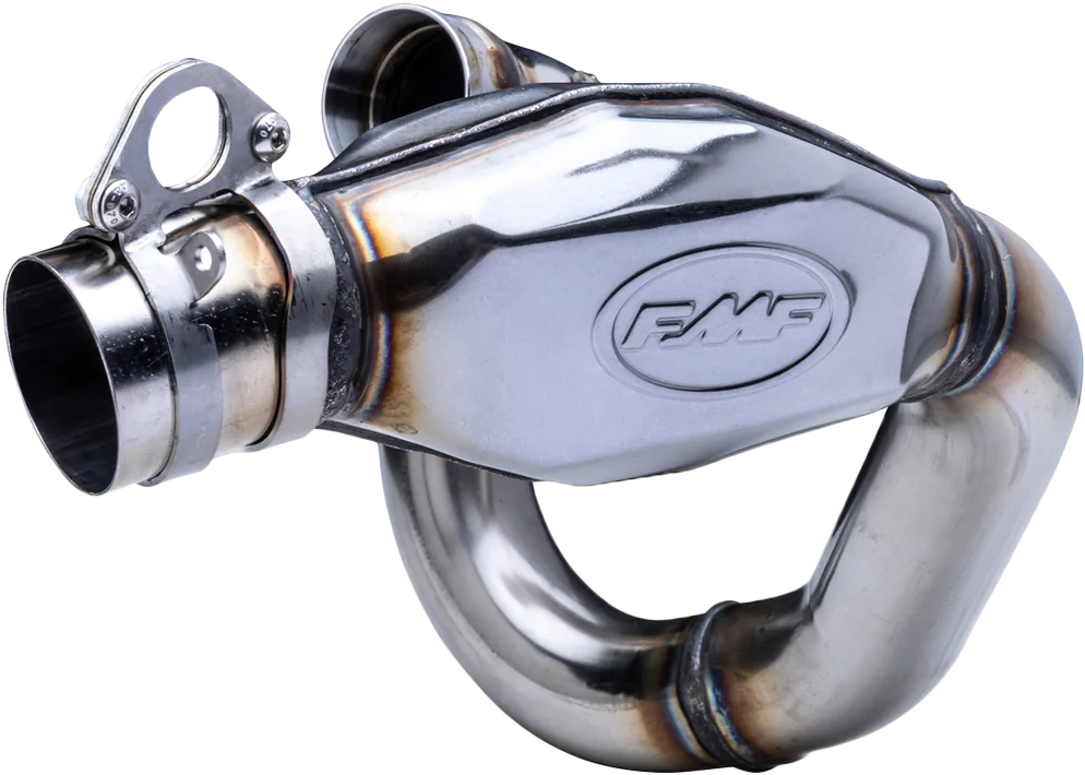 FMF Ti M Bomb Header for 2024 Beta 450 RX - Lightweight Military Titanium Performance Part