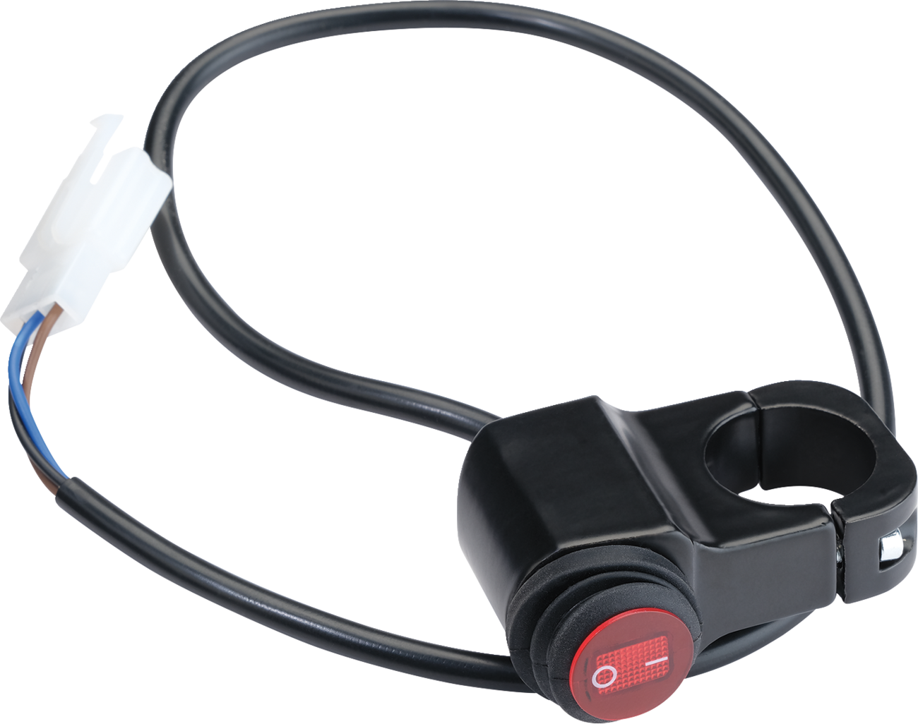 Moose Offroad MSE-LBSH Lighted Handlebar Switch – On/Off with Aluminum Base and 3-Pin Connector