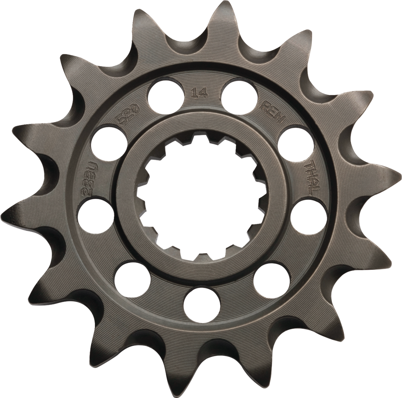 RENTHAL Ultralight Front Sprocket with Grooves for Triumph - 14 Tooth 515U-520-14GP