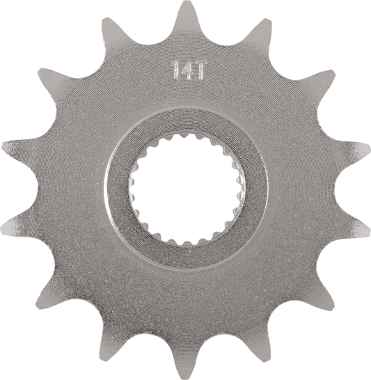MOOSE Offroad Yamaha D26-4169-14CRMO Front Sprocket - 14 Tooth