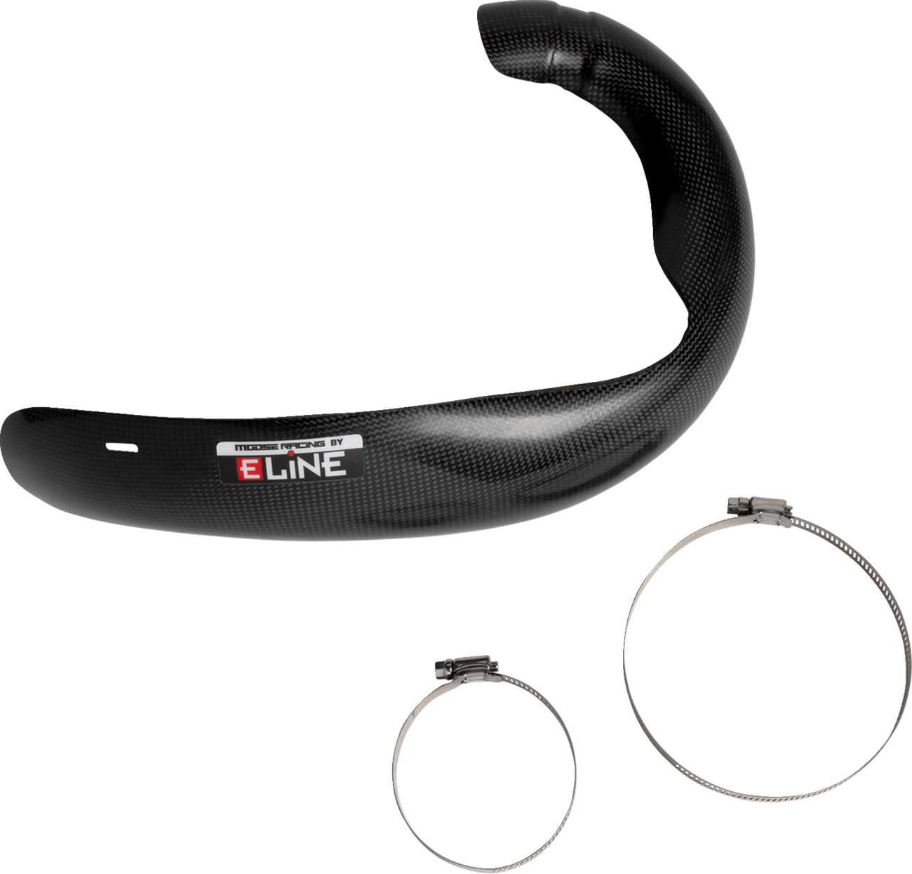 Moose Offroad E Line Carbon Fiber Pipe Guard (Part Number: MPG12523C)
