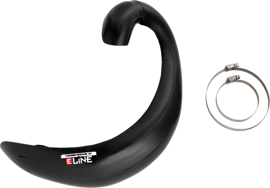 Moose Offroad E Line Carbon Fiber Pipe Guard MP15024 for Enhanced Protection and Durability