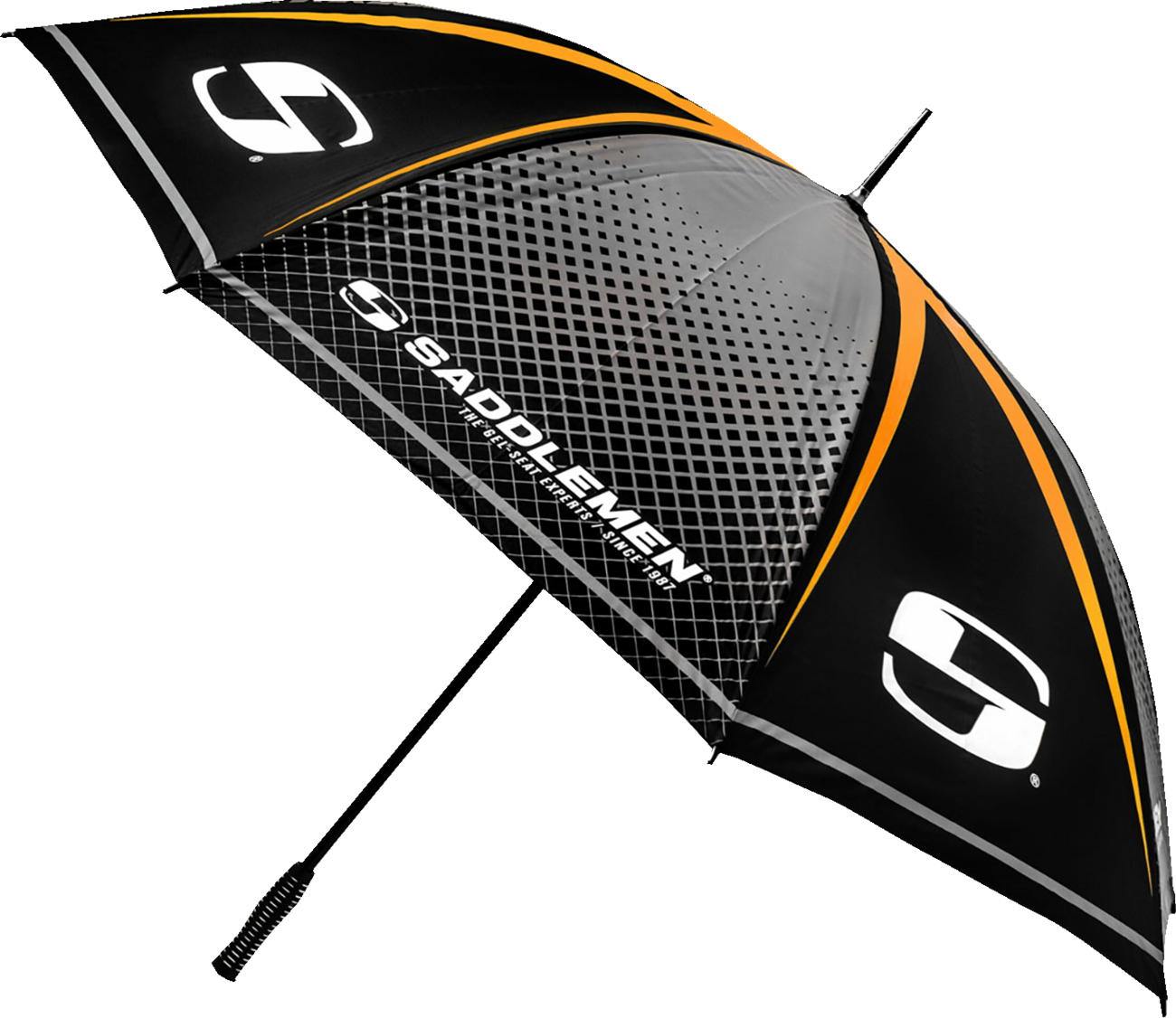 SADDLEMEN Umbrella Black/Gray/Orange 9501-0292
