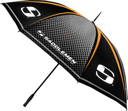 SADDLEMEN Umbrella Black/Gray/Orange 9501-0292
