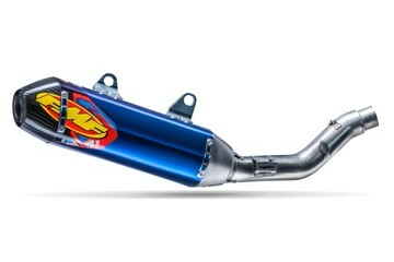 FMF Ano Ti F4.1 RCT Slip-On Exhaust with Carbon Cap for KTM and Husqvarna 450 Models