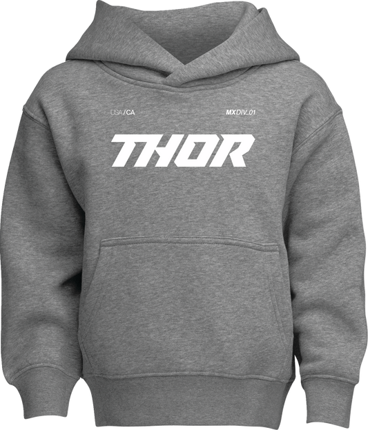THOR Youth Brave Pullover Hoodie Heather Gray (Part No. 3052-0710)