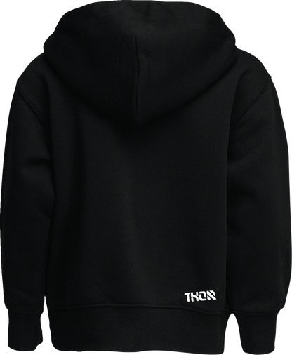 THOR Youth Forge Pullover Hoodie - Black, Part Number 3052-0709