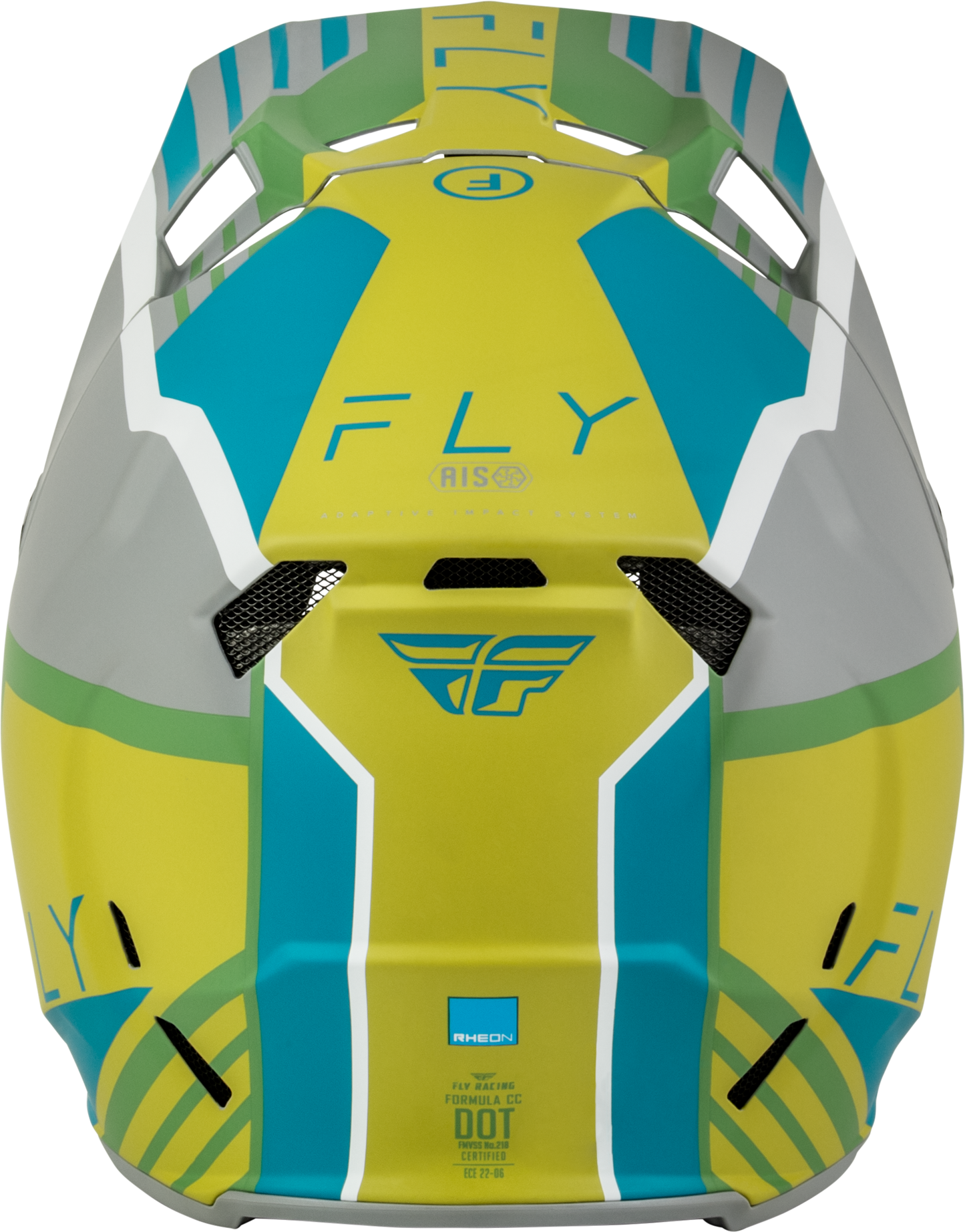 Formula Cc Strike Helmet Matte Grey/Green/Teal 2x