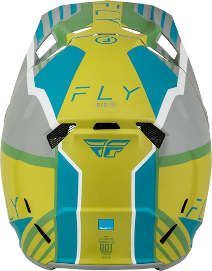 Formula Cc Strike Helmet Matte Grey/Green/Teal 2x