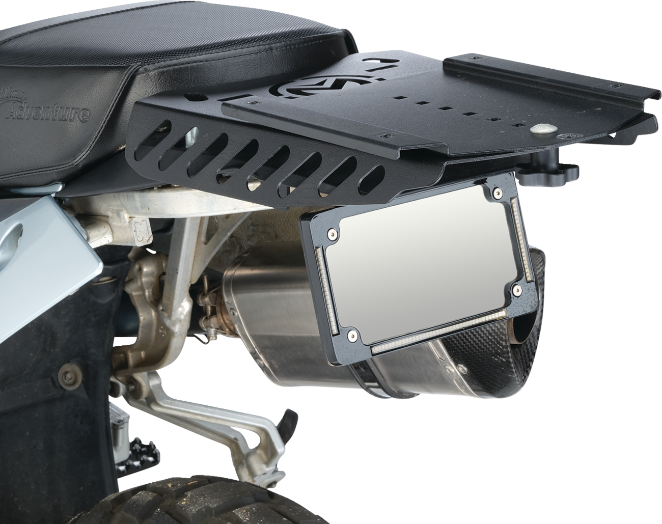 MOOSE OFFROAD Kawasaki KLR Rear Rack PFD1309PF – Durable Steel Motorcycle Storage Solution