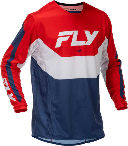 FLY RACING KINETIC JERSEY RED/WHITE/BLUE SM'SM