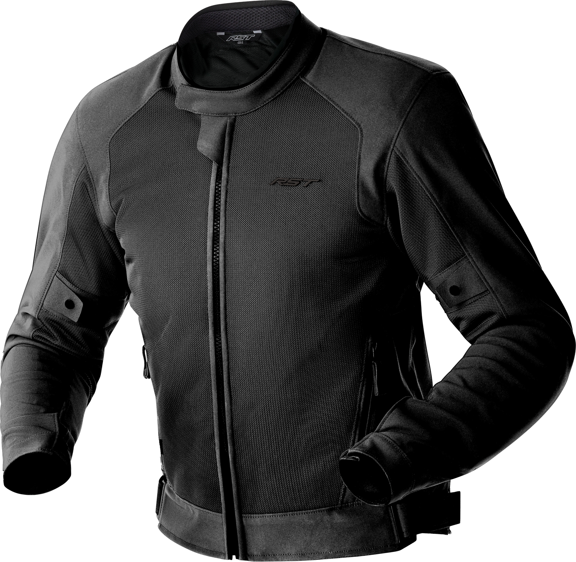 RST Spectre Air D3o Black Textile Motorcycle Jacket (Part Number 103688BLK-40)