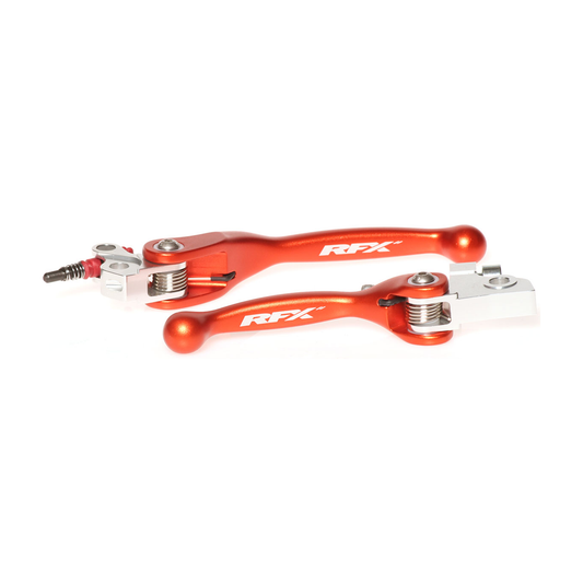 RFX FXFL 50000 55OR Flexible Lever Set for KTM Orange