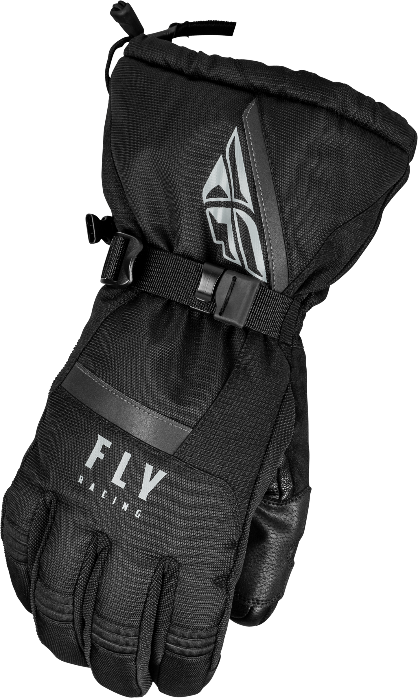 Fly Racing Cascade Gloves Black 3X - Weatherproof Insulated Riding Gloves with High Visibility and Touch Screen Compatibility