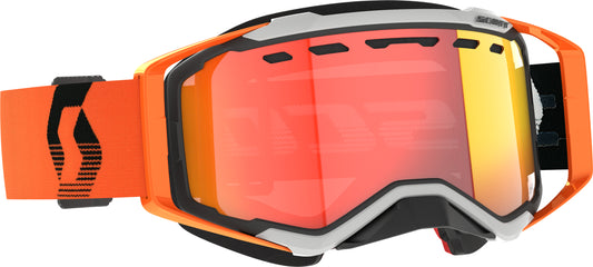 Scott Prospect Snowcross LS Goggle Grey/Orange Red Chrome - Part Number 278603-1294341