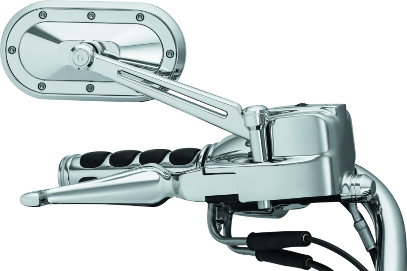 Kuryakyn Heavy Industry Chrome Mirrors Part Number KUR1736 for Powersports Vehicles