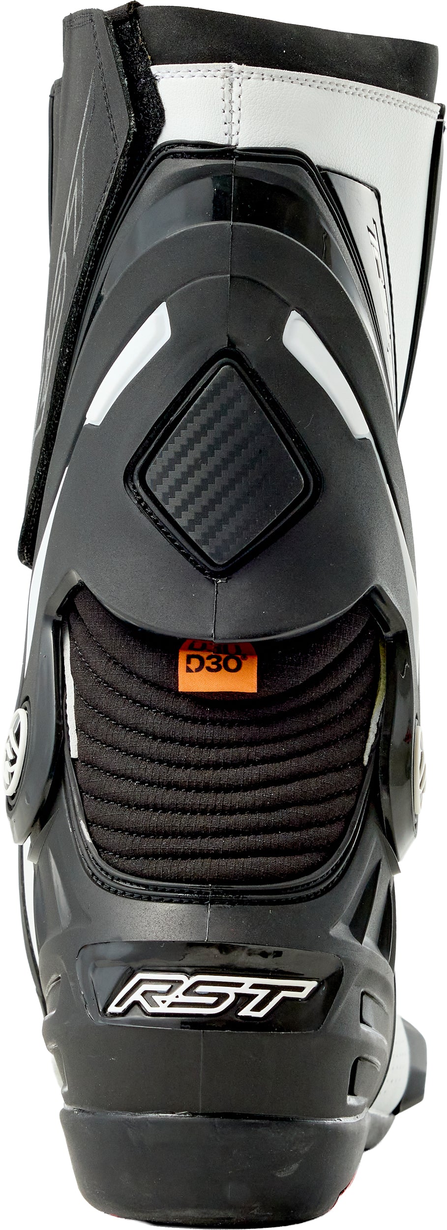 RST Tractech Evo D3o Motorcycle Boot - Black and White, Part Number 103700WHI-37