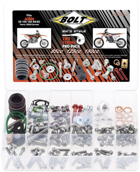 BOLT Euro Style Two Stroke Pro Pack EUPP-85/150 for KTM and Husaberg Motorcycles