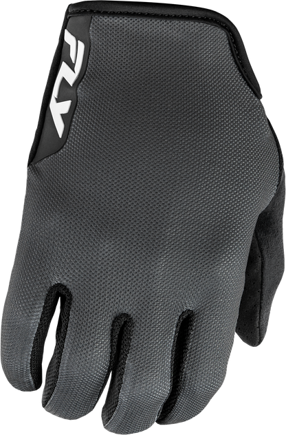 Fly Racing Mesh Gloves Grey/Black 2X - Breathable Motorcycle Gloves with Durable Comfort