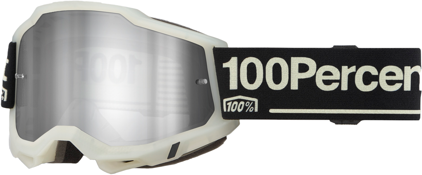 100-Percent Accuri 2 Goggle with Glow Mirror Silver Lens - Enhanced Visibility and Comfort