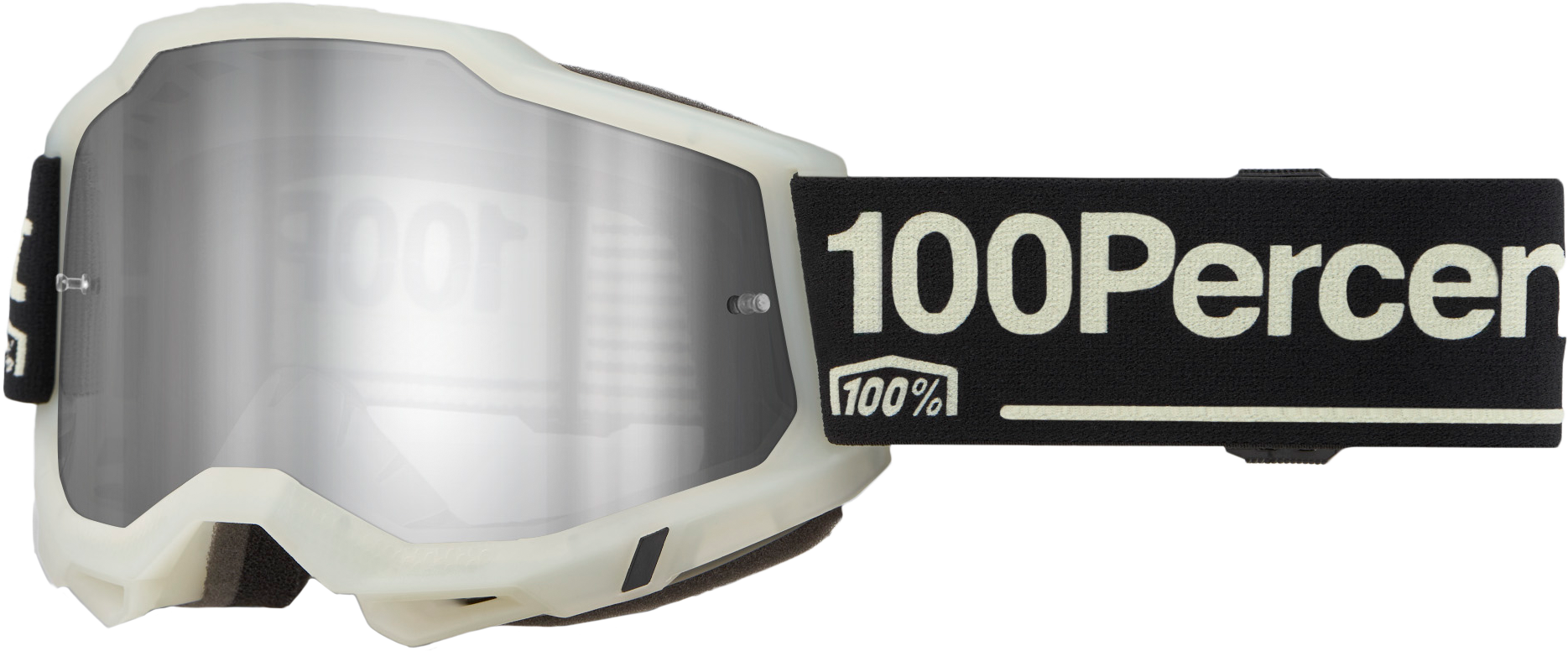 100-Percent Accuri 2 Goggle with Glow Mirror Silver Lens - Enhanced Visibility and Comfort