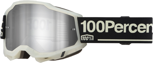 100-Percent Accuri 2 Goggle with Glow Mirror Silver Lens - Enhanced Visibility and Comfort
