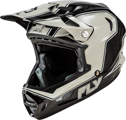 Fly Racing Werx R Flow Carbon Helmet - Black Carbon/Grey Large