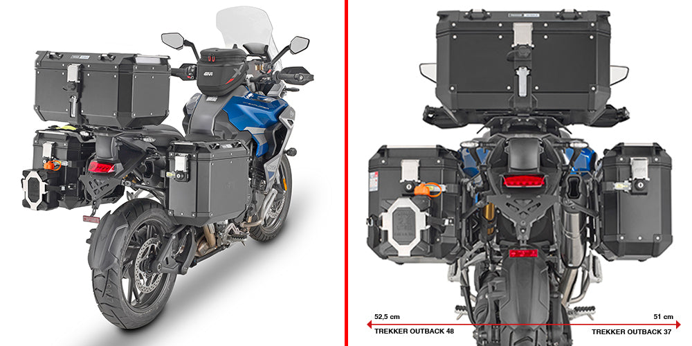 GIVI PLO6423CAM Side Case Hardware for One Fit Cam Tri with Aluminum Construction