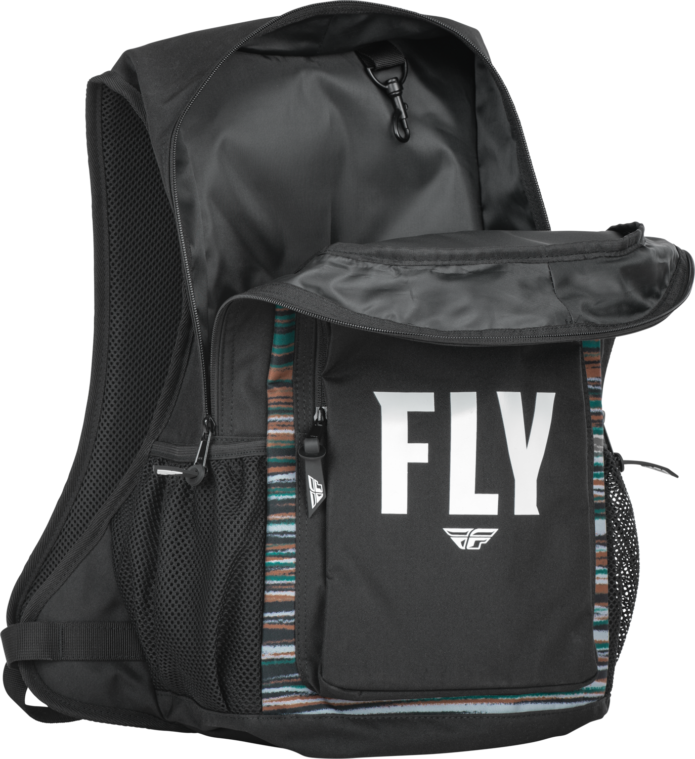 Fly Racing Jump Pack Backpack Black/Rum - Model 28-5072 for Motorcycle Gear and Travel