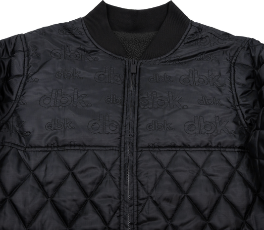 DBK JK-LINER-2X Black Liner Jacket with Ripstop Nylon and Sherpa Lining