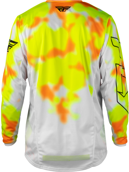 Kinetic Blur Jersey White/Hi Vis/Orange Xl