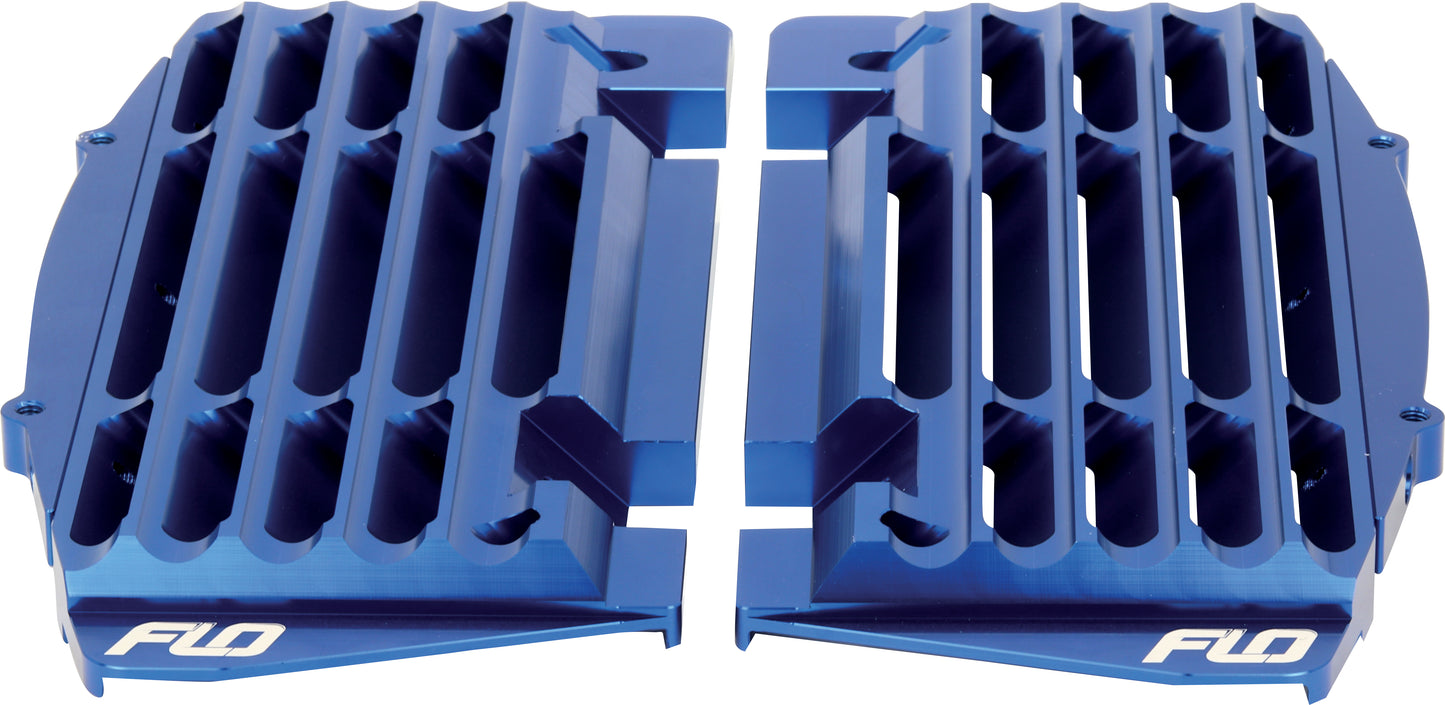 FLO Motorsports High Flow Radiator Braces Blue for KTM and Husqvarna 2016-2017 Models