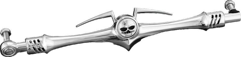 Kuryakyn Zombie Shift Linkage Chrome - Replacement for Dull Stock Shifter Rod
