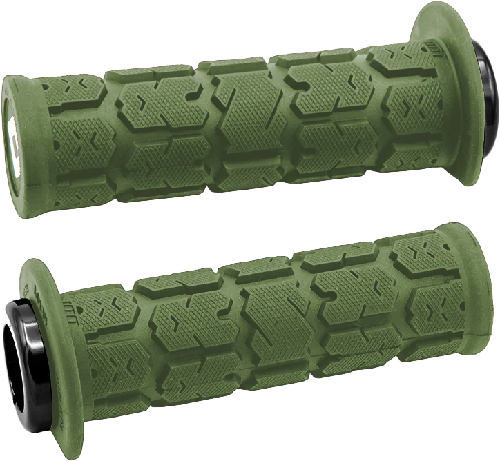 ODI ATV Rogue 2.1 Grip J33RGAG-B – 125mm Army Green and Black with Lock-On Technology
