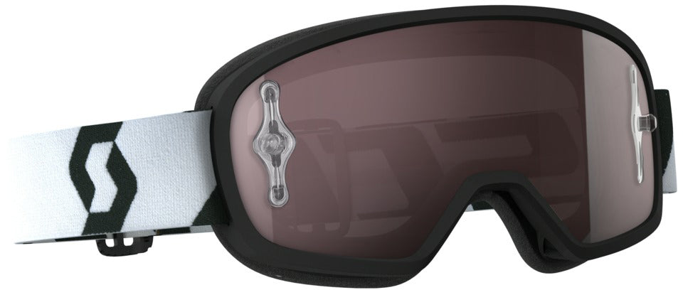 SCOTT Buzz MX Junior Goggle with Silver Chrome Lens and No-Fog Technology