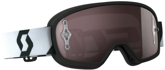 SCOTT Buzz MX Junior Goggle with Silver Chrome Lens and No-Fog Technology