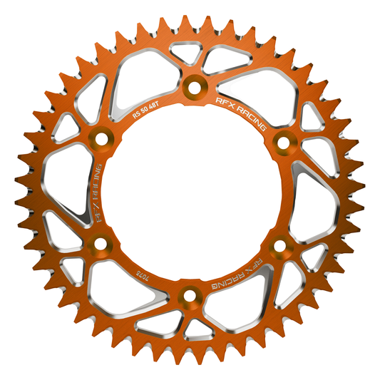 RFX Aluminum Rear Sprocket 40T Orange for KTM, Husqvarna, and Gas Gas
