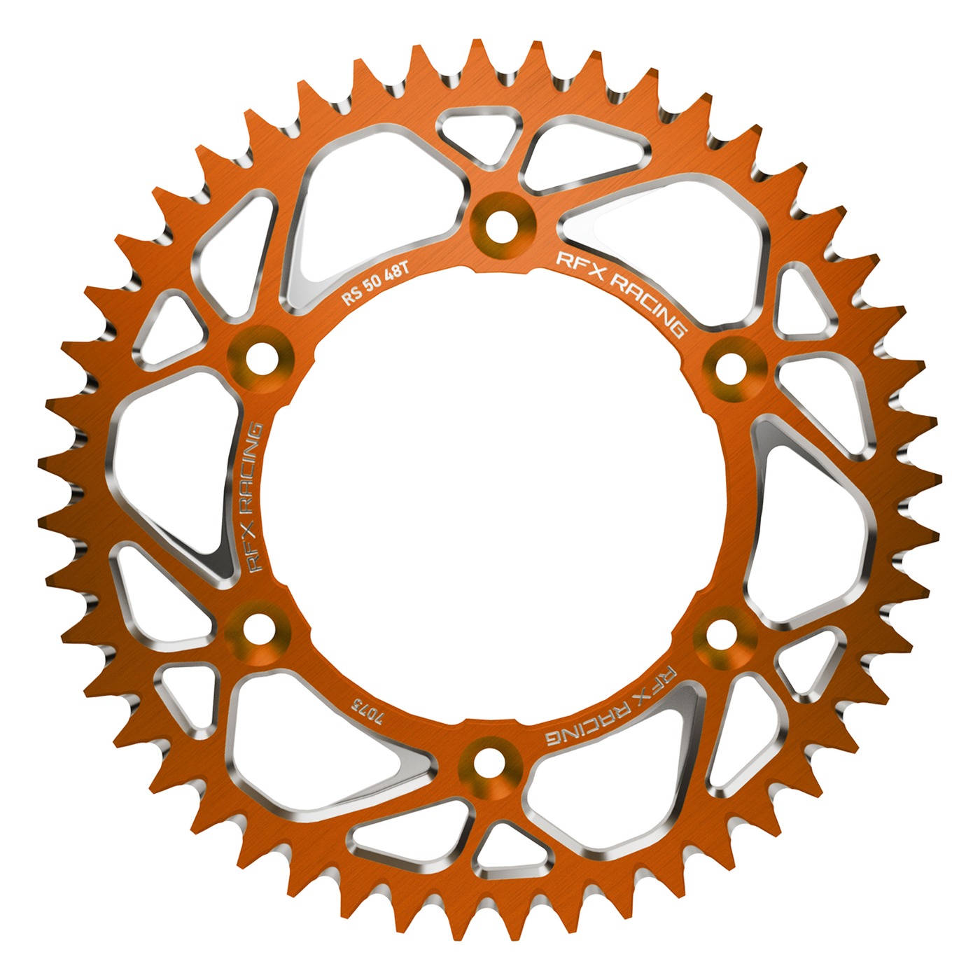 RFX Aluminum Rear Sprocket 41T Orange for KTM, Husqvarna, and Gas Gas – Part Number FXRS 57-41 99OR