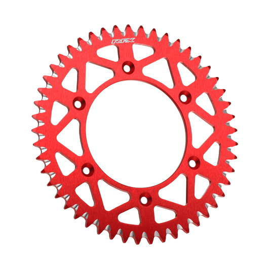 RFX Aluminum Rear Sprocket 50T for KTM, Husqvarna, GasGas – Red Finish