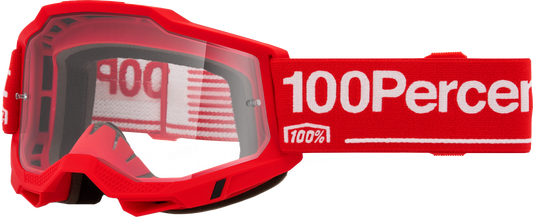100% Accuri 2 Snow Goggles Wolg w/Clear Lens 50013-00056