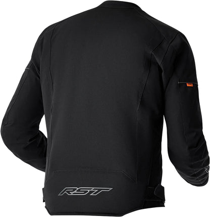 RST F4 D3o Jacket Black Textile Medium – Waterproof Motorcycle Riding Jacket with CE A Certification