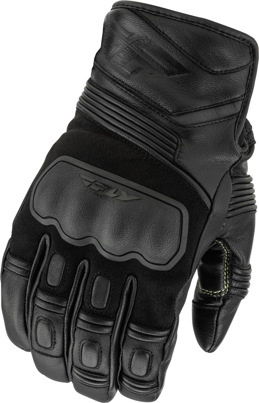 Fly Racing Surveyor Gloves Black Small – Durable, Weatherproof Motorcycle Gloves