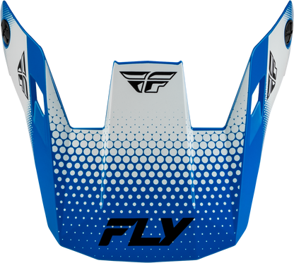 Fly Racing Rayce Sonar Helmet Visor Blue/White/Black for XS-LG Sizes