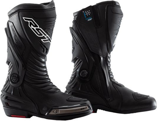 RST TracTech Evo III Sport CE Waterproof Motorcycle Boot - Black/Black, Size 11.5