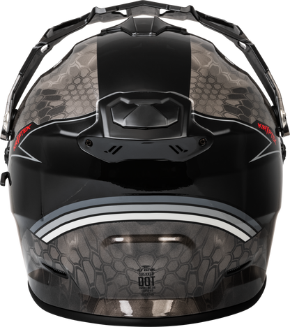 Fly Racing Trekker Cw Conceal Helmet with Dual Shields - Black/Grey/White, Small
